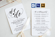 Wedding Program Fan SHR378, an Invitation Template by Shafura_Wedding (Thumbnail 1 of 5)