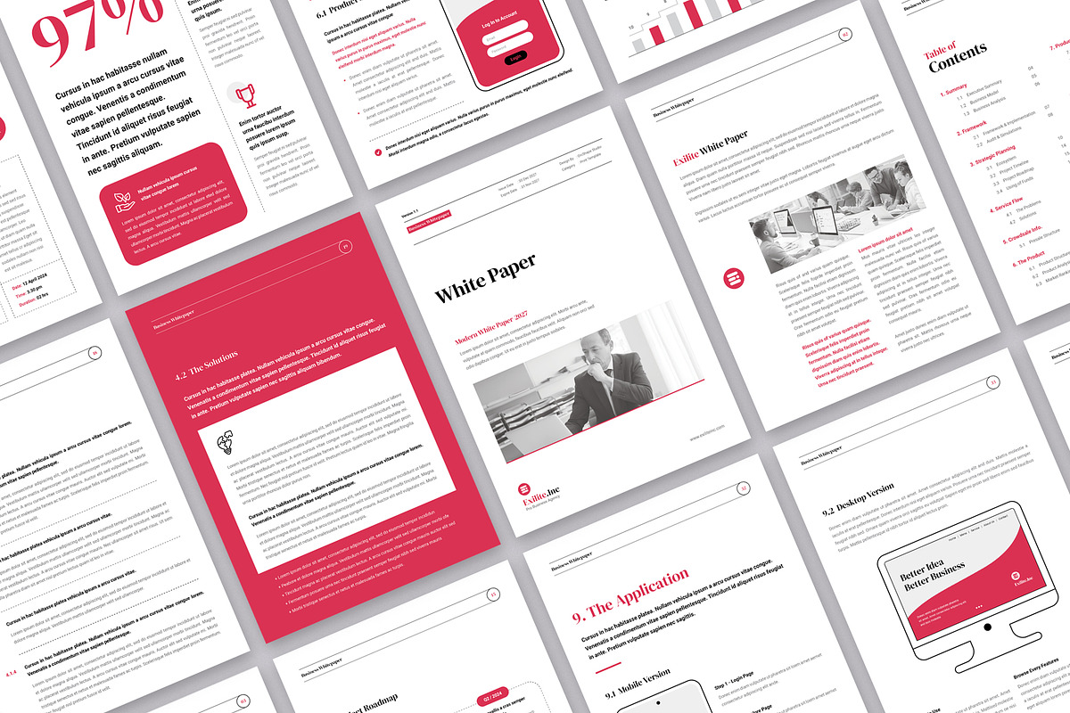 White Paper, a Brochure Template by Orcshape Studio (Photo 2 of 17)