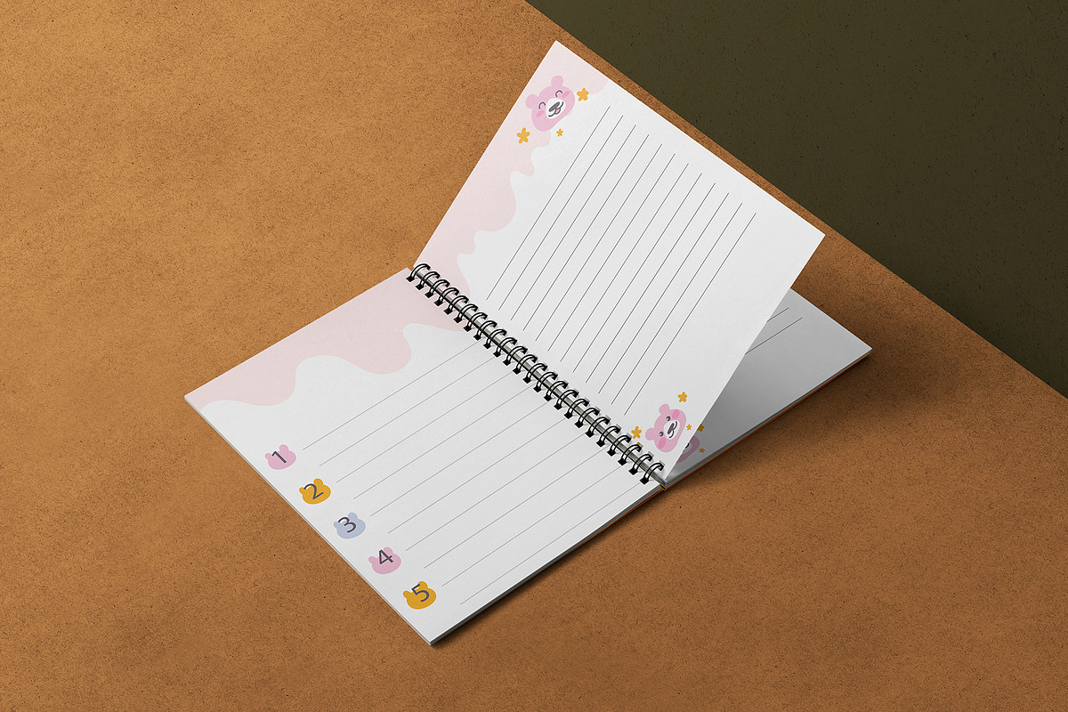 Spiral Notebook Mockup, a Books & Magazine Mockup by mockupbuys (Photo 6 of 10)