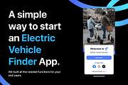 Electric Vehicle Finder App UI Kit, an UI Kit Template by sythongnguyen777 (Thumbnail 2 of 7)