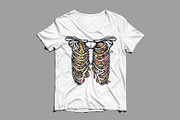 lots of food in the rib cage, a Food Illustration by gunaonedesign (Thumbnail 3 of 4)