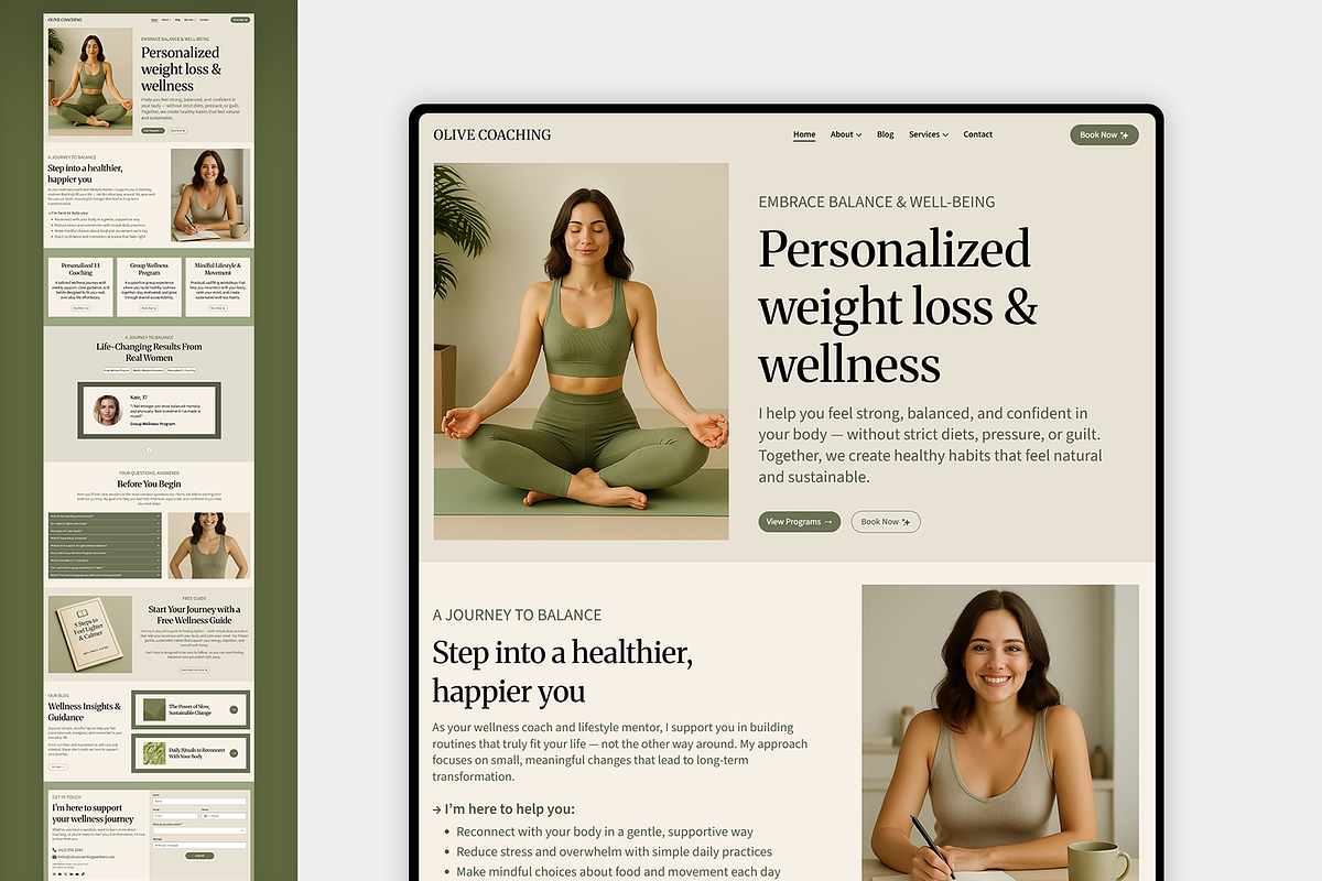 Wellness & Life Coach Website, a Wix Template by Kitteeh (Photo 15 of 20)