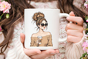 Mothers Day Women Clipart, an Illustration by RobertsArt (Thumbnail 6 of 7)