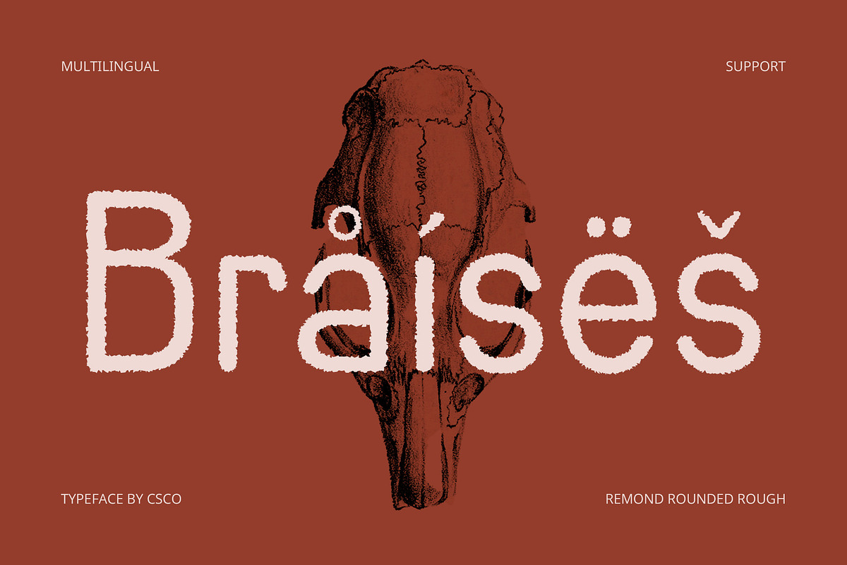 Remond Rounded Rough, a Sans Serif Font by Craft Supply Co. (Photo 7 of 8)
