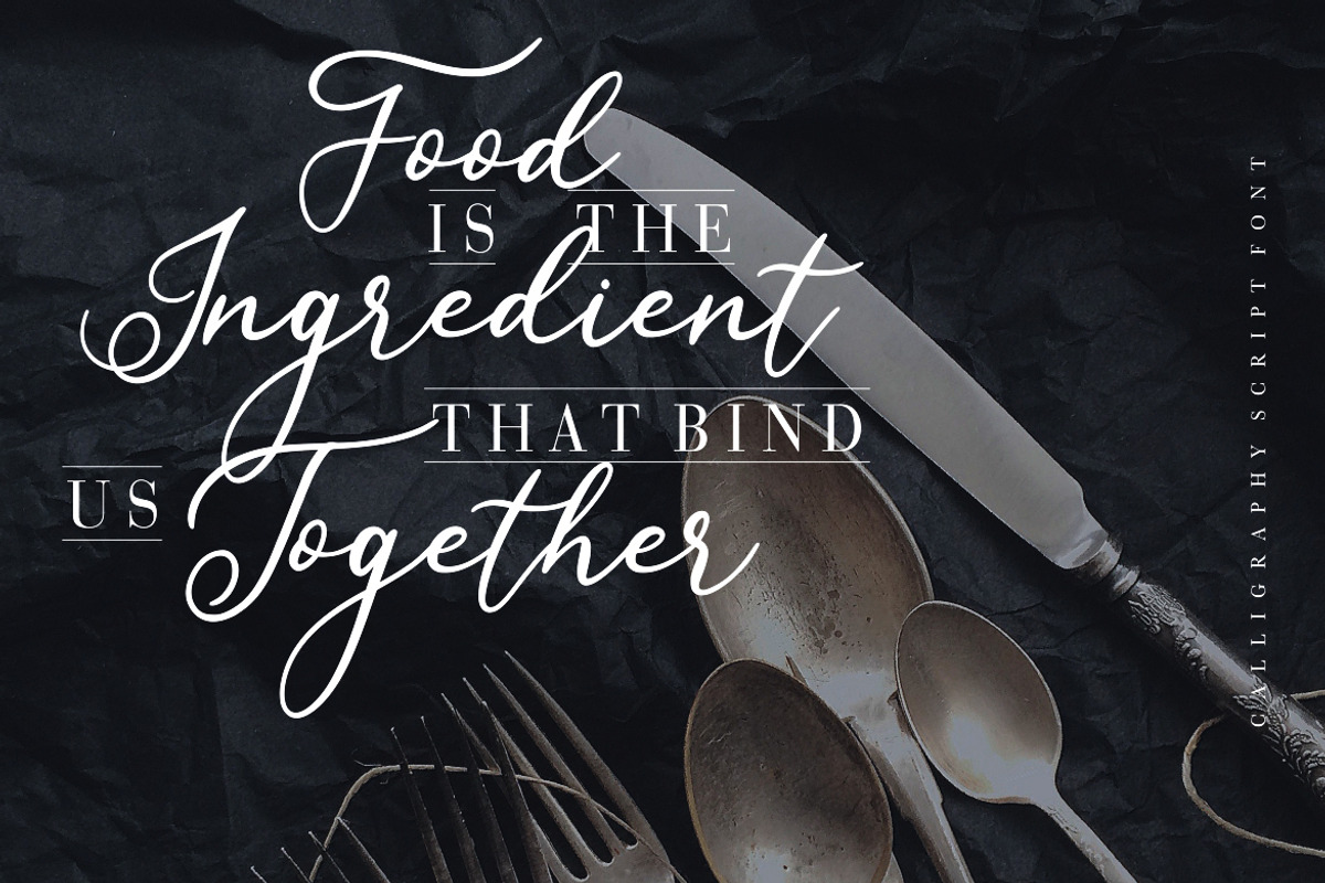 Jelymist Calligraphy Business Font preview 8