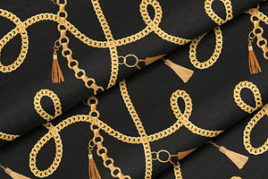 Chains & Belts Seamless Patterns