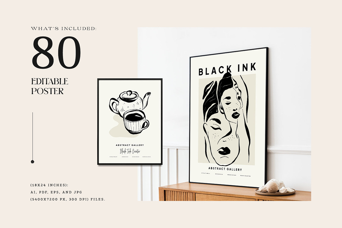 Black Ink | Creator Kit, a Background Graphic by KetteCreate (Photo 4 of 22)