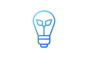 Energy-efficient light bulb, an Icon by IMG Visuals