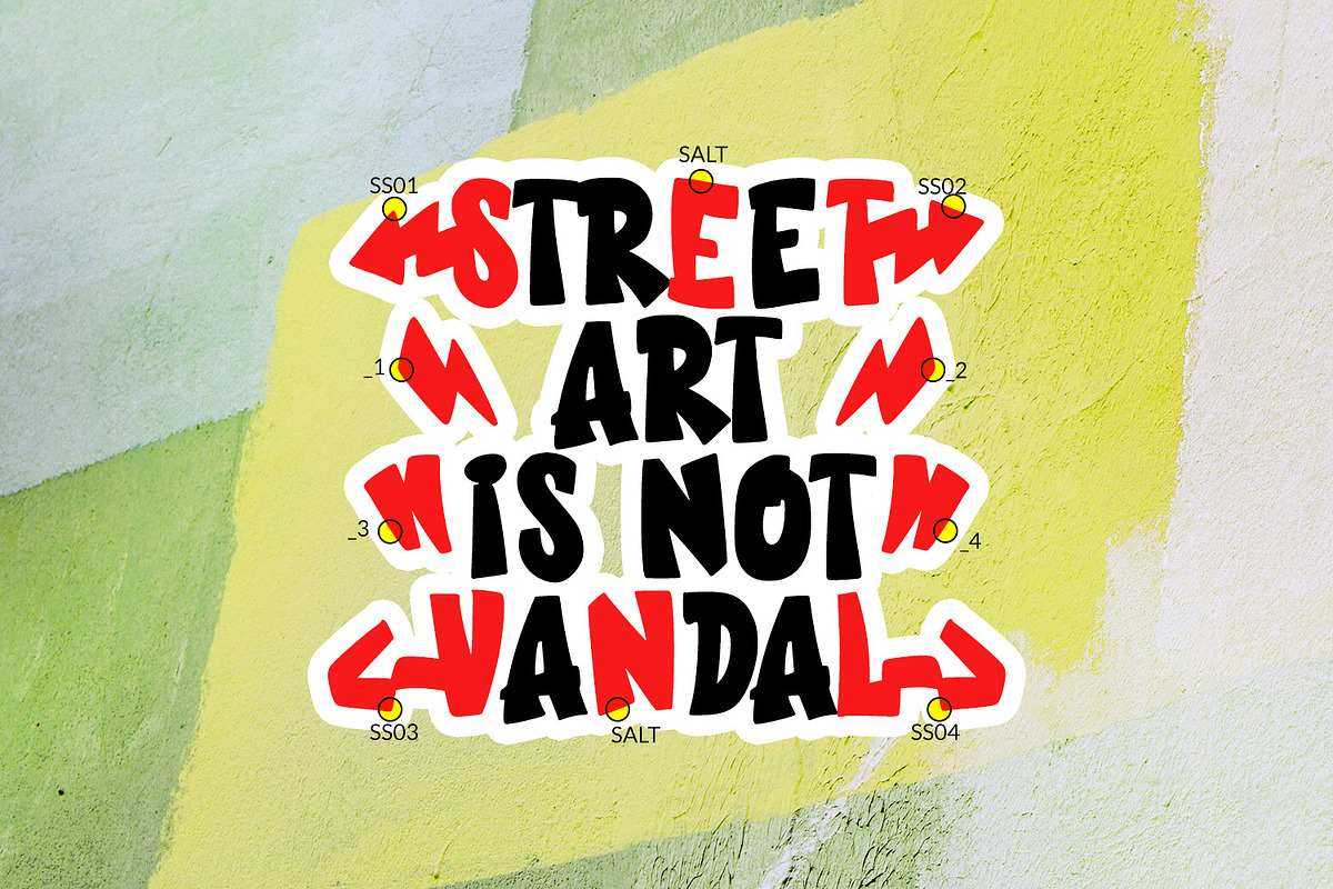 Urban Stroke, a Symbol Font by Ditatype (Photo 8 of 11)