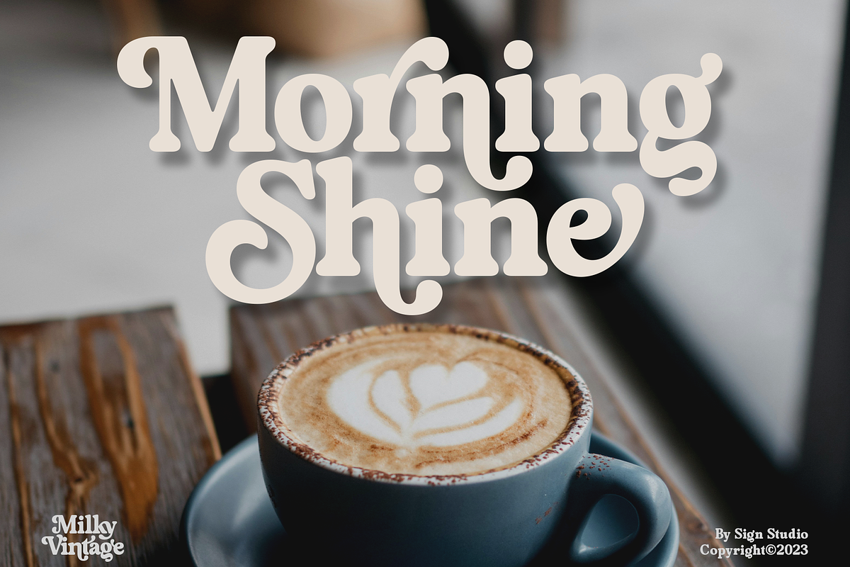 Milky Vintage, a Serif Font by Sign Studio (Photo 5 of 15)