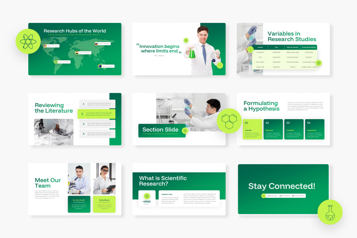 Scientific Excelence Research, a Presentation Template by Loin Studio (Photo 4 of 4)