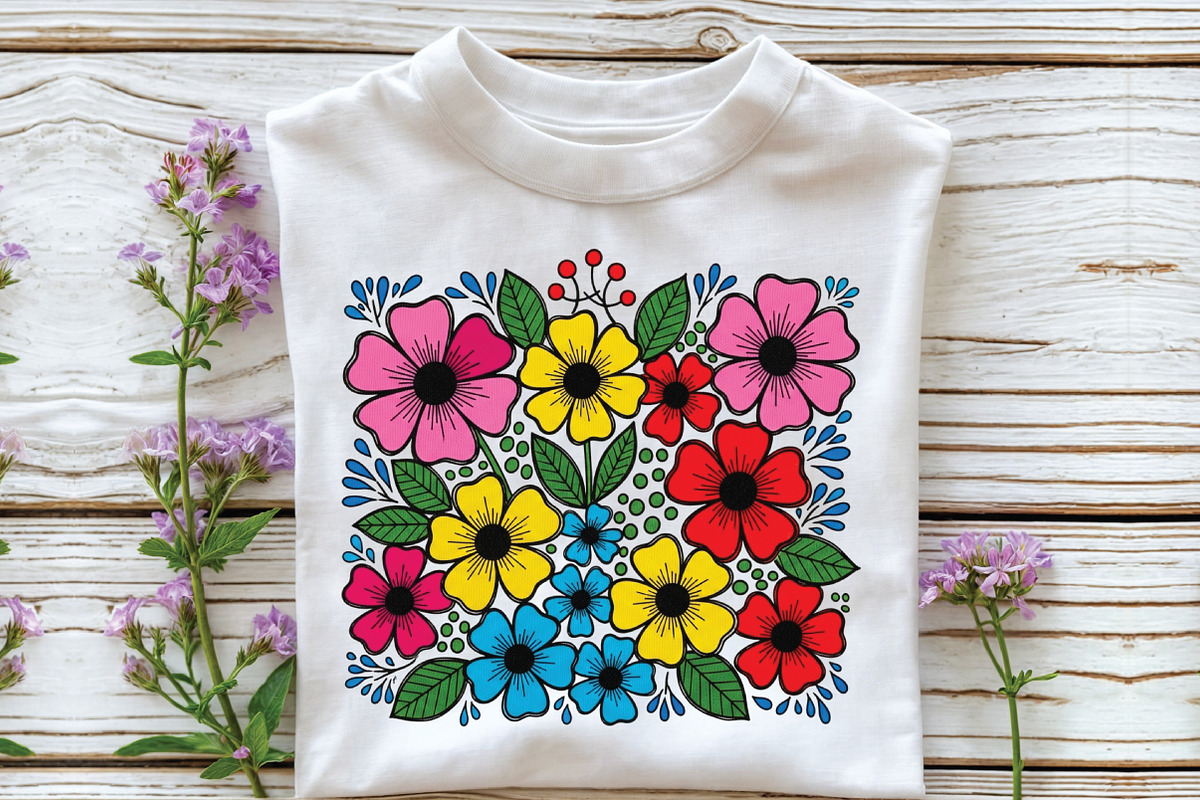 Wildflower Summer Floral PNG, an Illustration by CraftArtStudio (Photo 2 of 4)