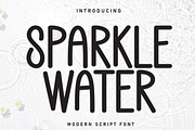 Sparkle Water | Script Font, a Script Font by Scratchones (Thumbnail 1 of 8)