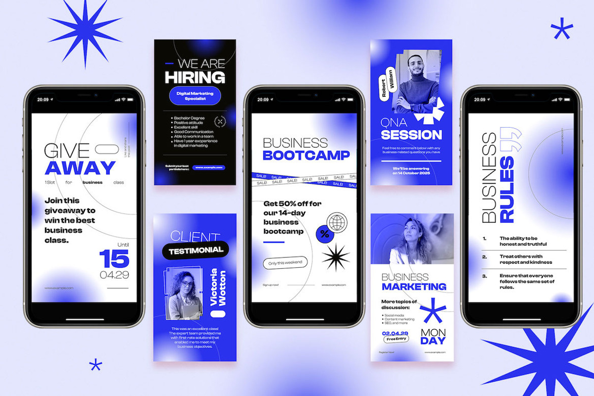 Grotesque Business Instagram Set, a Social Media Template by Aiyari Graphic (Photo 4 of 5)