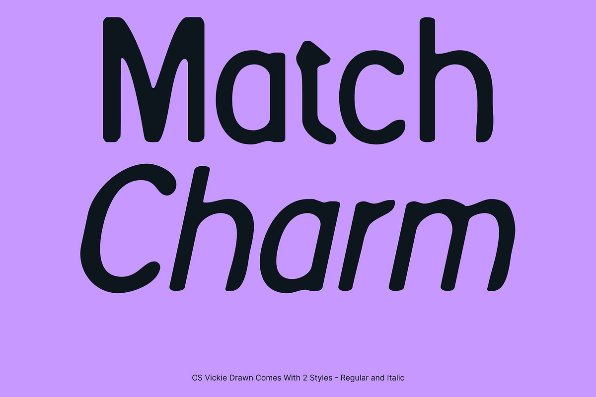CS Vickie Drawn, a Sans Serif Font by Craft Supply Co. (Photo 4 of 8)