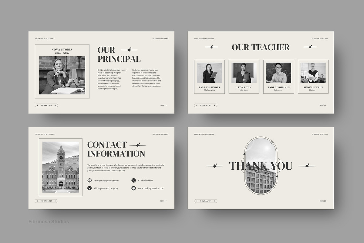 Neural Education Pitch Deck, a Presentation Template by FIBRINOSÄ (Photo 7 of 7)