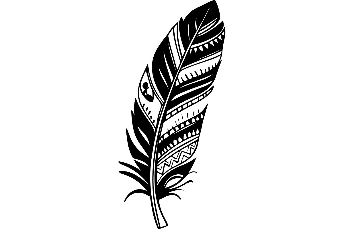Feather SVG Bundle, an Object Graphic by Designer_Momina (Photo 8 of 18)