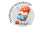 Whimsical Patriotic Ice Cream Clipar, a Seasonal Illustration by Rose Art (Thumbnail 6 of 6)