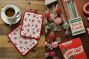Jolly Candy cane Christmas Pattern, a Pattern Graphic by Schatzi Graphik (Thumbnail 6 of 9)