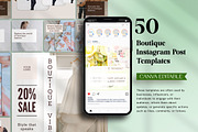 Boutique Fashion Instagram Templates, a Social Media Template by Snapybiz (Thumbnail 3 of 9)