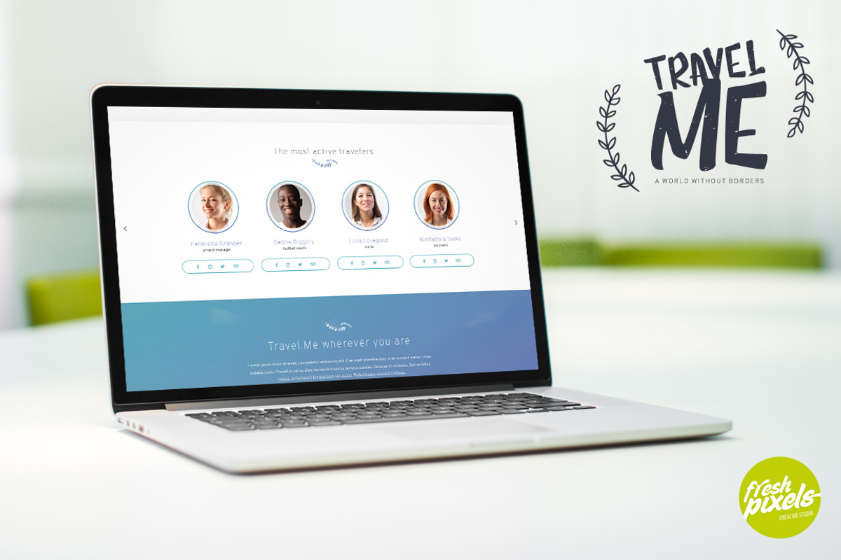 TravelMe - Travel Magazine PSD, a Websites & App Template by FreshPixels (Photo 4 of 9)