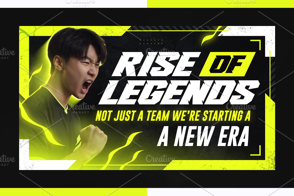 Esports YouTube Thumbnail Pack, a Social Media Template by OnurDemircan (Photo 2 of 4)