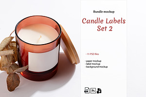 Candle Labels Set 2