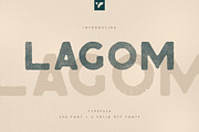 Lagom SVG font + 2 rough OTF fonts, a Font by VP Fonts (Thumbnail 1 of 8)