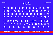 Klaft – Modern Bold Sans Serif Font, a Sans Serif Font by roomspace creative lab (Thumbnail 12 of 14)