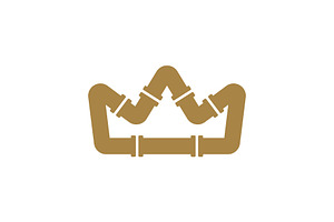 Pipe and Crown Logo, a Branding & Logo Template by Buqancreative