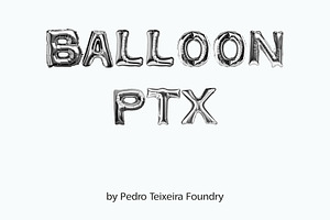 Inflate PTx (SVG) Balloon font, a Sans Serif Font by vectalex