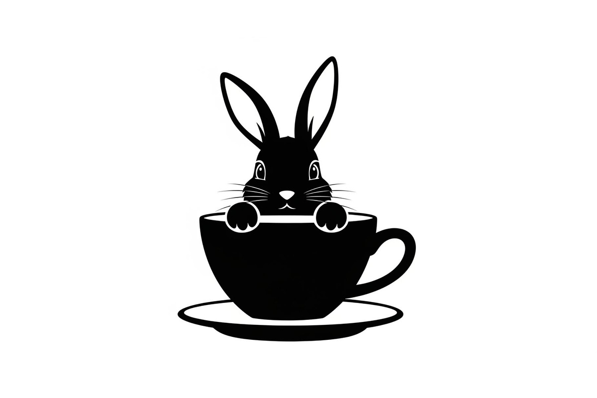 Cute Bunny Coffee Cup Vector Bundle, an Illustration by Designs_River (Photo 49 of 49)