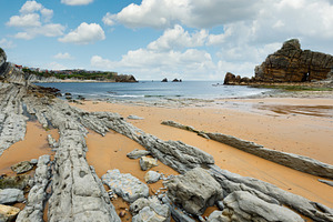 Portio Beach coastline landscape., a Nature Photo by YuriyB