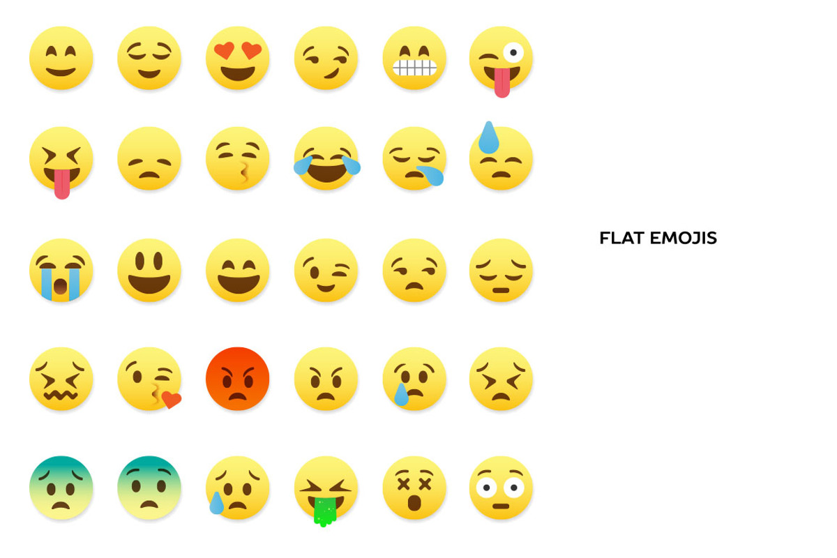 Big emoticon bundle, a Templates & Theme by PREMIUMVECTOR