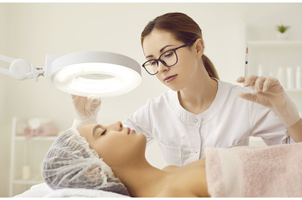 Nurse at clinic of aesthetic, a Health & Medical Photo by StudioRomantic
