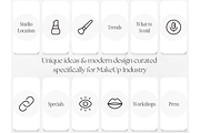 100 Beige MakeUp Story Highlights, a Social Media Template by PatternLab. (Thumbnail 4 of 9)