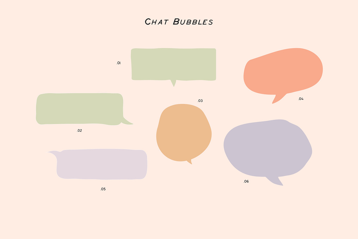 CANVA Elements Bubbles Arrows Frames, a Social Media Template by ...