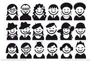 Avatar bundle, 160 vector icons, an Icon by Illustree (Thumbnail 3 of 12)