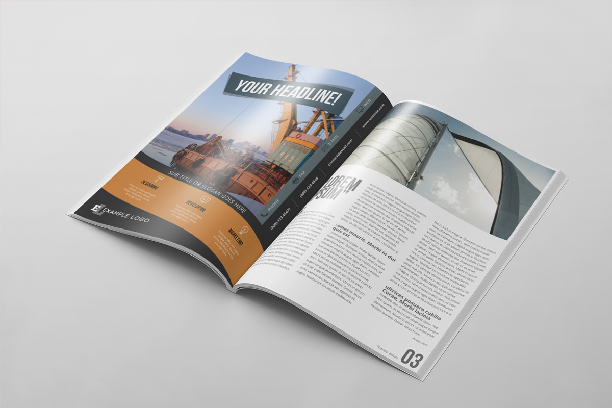 Magazine Template 48, a Magazine Template by pmvch (Photo 7 of 10)