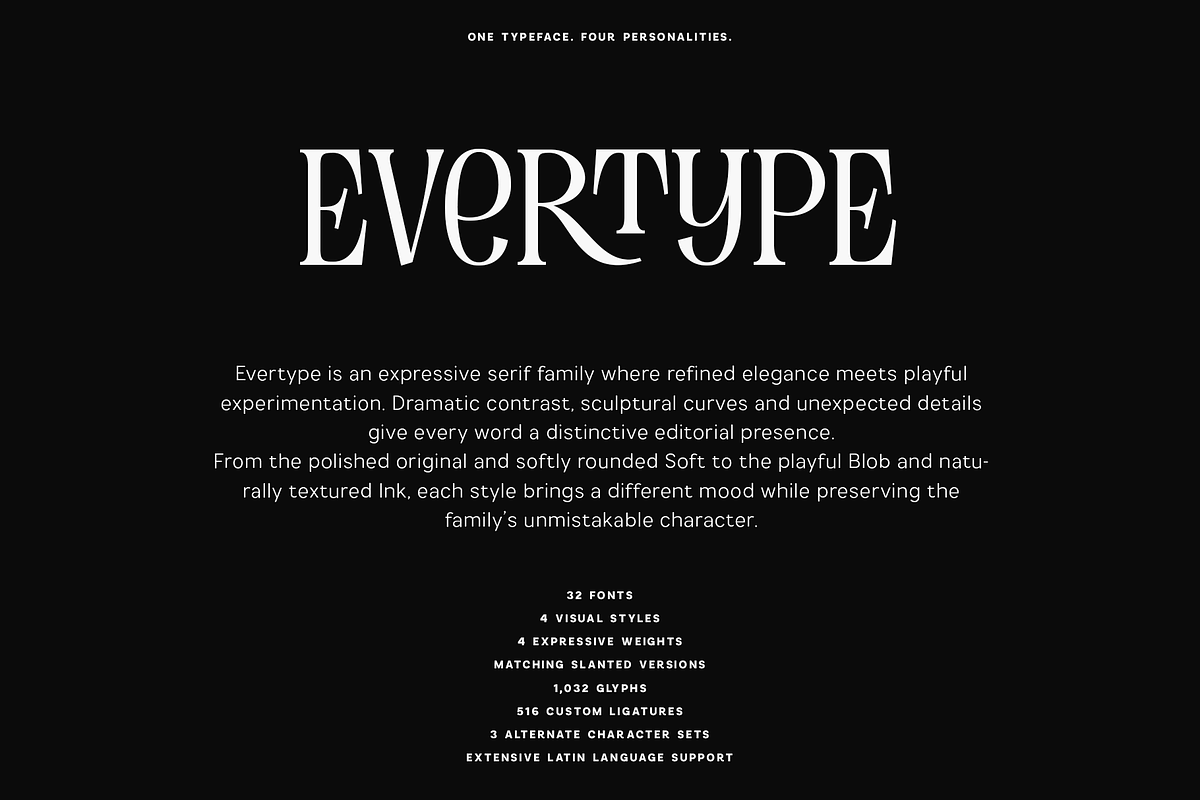 Evertype - Display Serif Font Family, a Serif Font by VP Fonts (Photo 2 of 32)