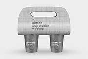 Coffee Cups Holder Mockup, a Product Mockup by graphypix (Thumbnail 3 of 4)