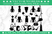 Vacuum Robot SVG, Vacuum Robot SVG, an Object Graphic by VectorWorlds (Thumbnail 1 of 3)