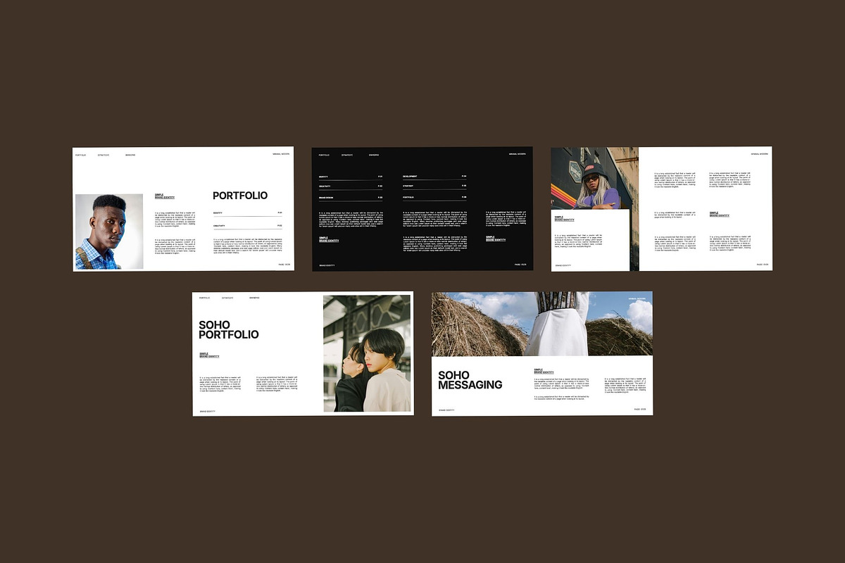 SOHO - Fashion Brand Identity PPT, a Presentation Template by studiobasic (Photo 4 of 7)