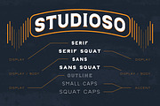 Studioso – Slab & Sans Serif Combo, a Slab Serif Font by Lateral Design (Thumbnail 3 of 7)