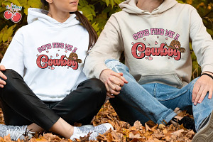 Cupid Find Me A Cowboy Sublimation