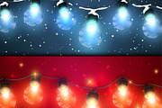 Christmas Lights. Holiday Vector Set, a Decorative Illustration by maximmmmum (Thumbnail 4 of 5)