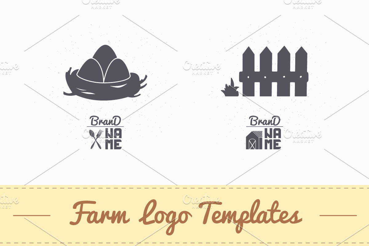 4 Farm Logos, a Branding & Logo Template by Zhemchuzhina (Photo 5 of 5)