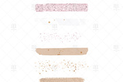 Pink Gold Marble Brush Strokes, an Illustration by Frou Fou Craft (Thumbnail 2 of 3)