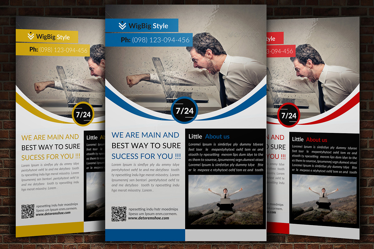 Technology Flyer Template, a Flyer Template by Psd Templates