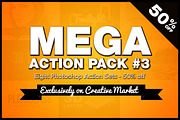 Mega Photoshop Action Pack #3, an Action Add-On by SparkleStock (Thumbnail 1 of 4)
